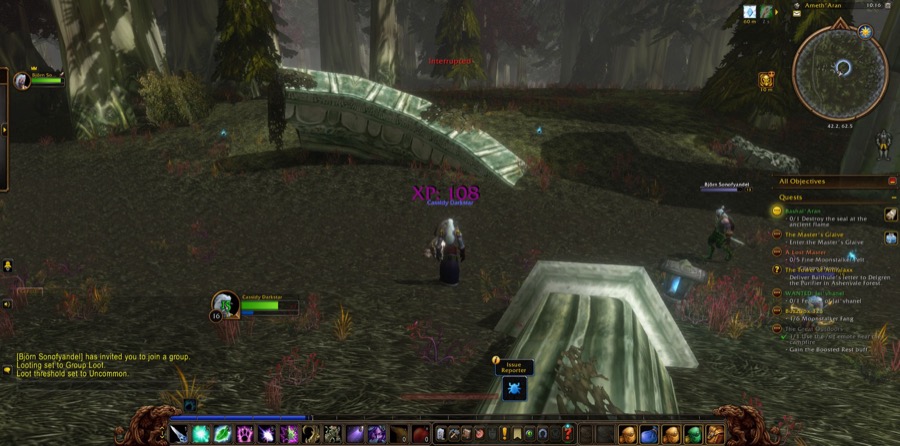 A screenshot Rambleon took automatically on reaching a new zone